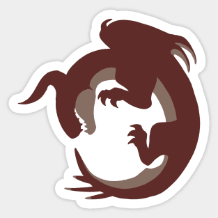 Abyssal High Dragon Age Logo Sticker